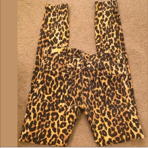 REBECCA MINKOFF Leopard Print Skinny Jeans Denim - Picture 8 of 8